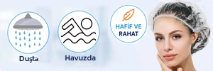 Naylon Duş Bonesi